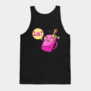 The Pink Palace - Coffee Lovers - La! Jill Mug Tank Top